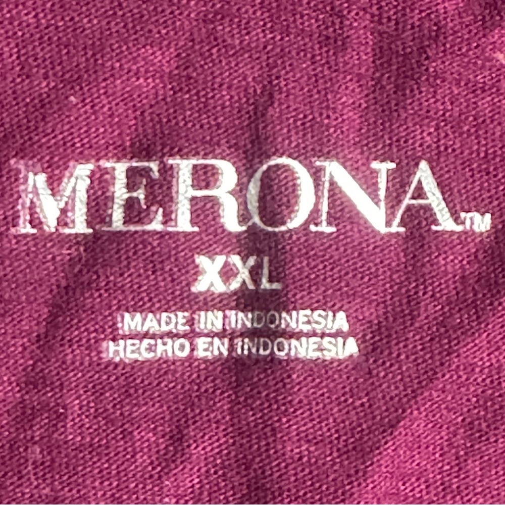 EUC Merona Women's Maroon Button-Down Shirt Size XXL - Picture 10 of 13